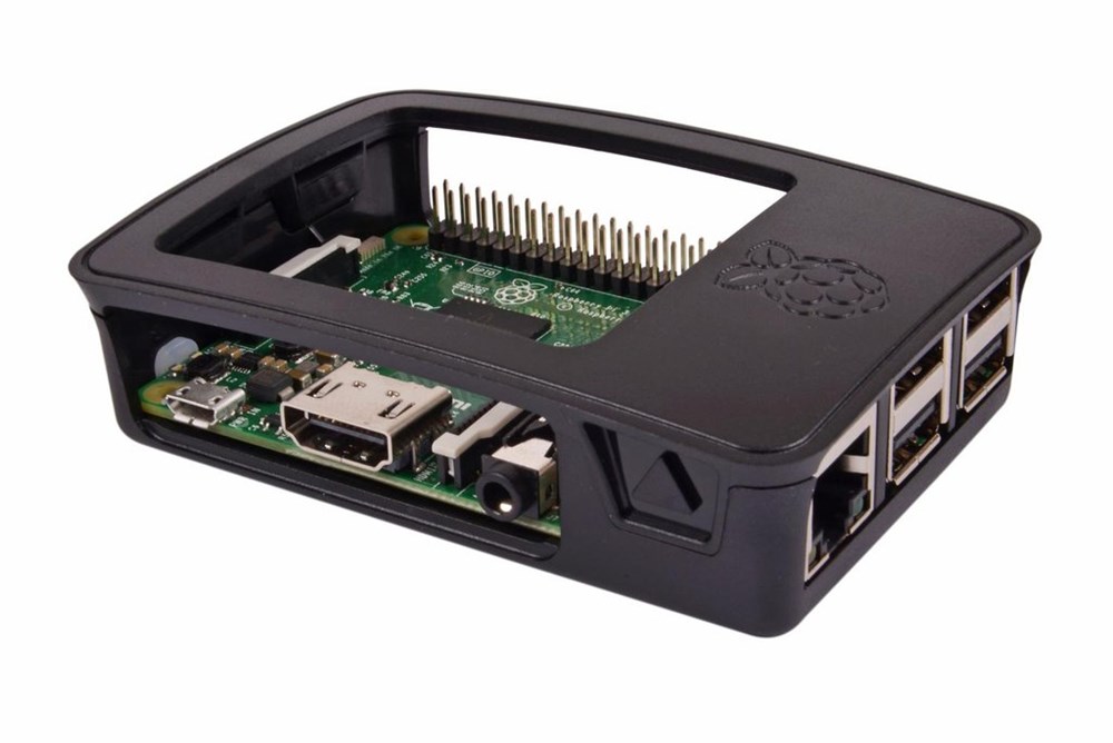 Raspberry Pi 3 Muhafaza Kutusu Siyah