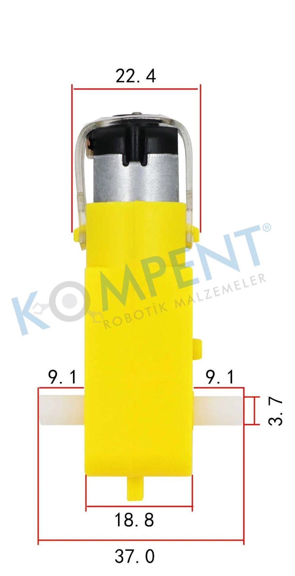 Sarı Motor ve Tekerlek
