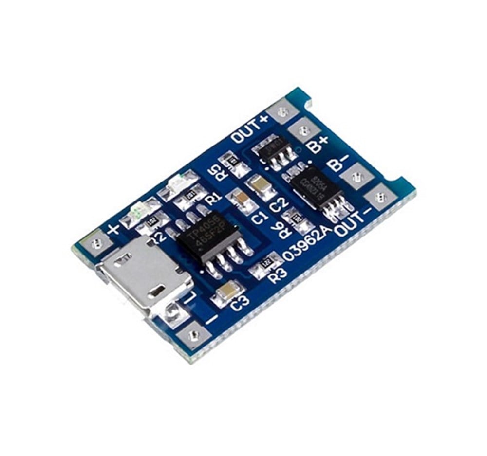 TP4056 1A Lipo Batarya Şarj Modulu Micro Usb Akım Korumalı