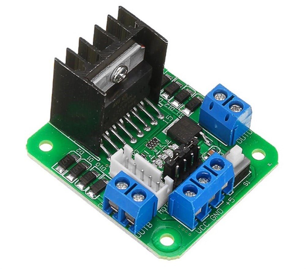 Yeşil L298N Çift Motor Sürücü Kartı