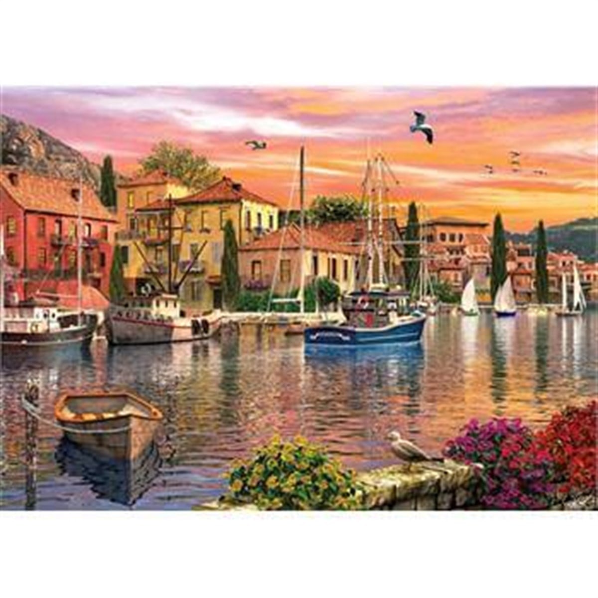 2000 Parça Puzzle Harbour Sunset