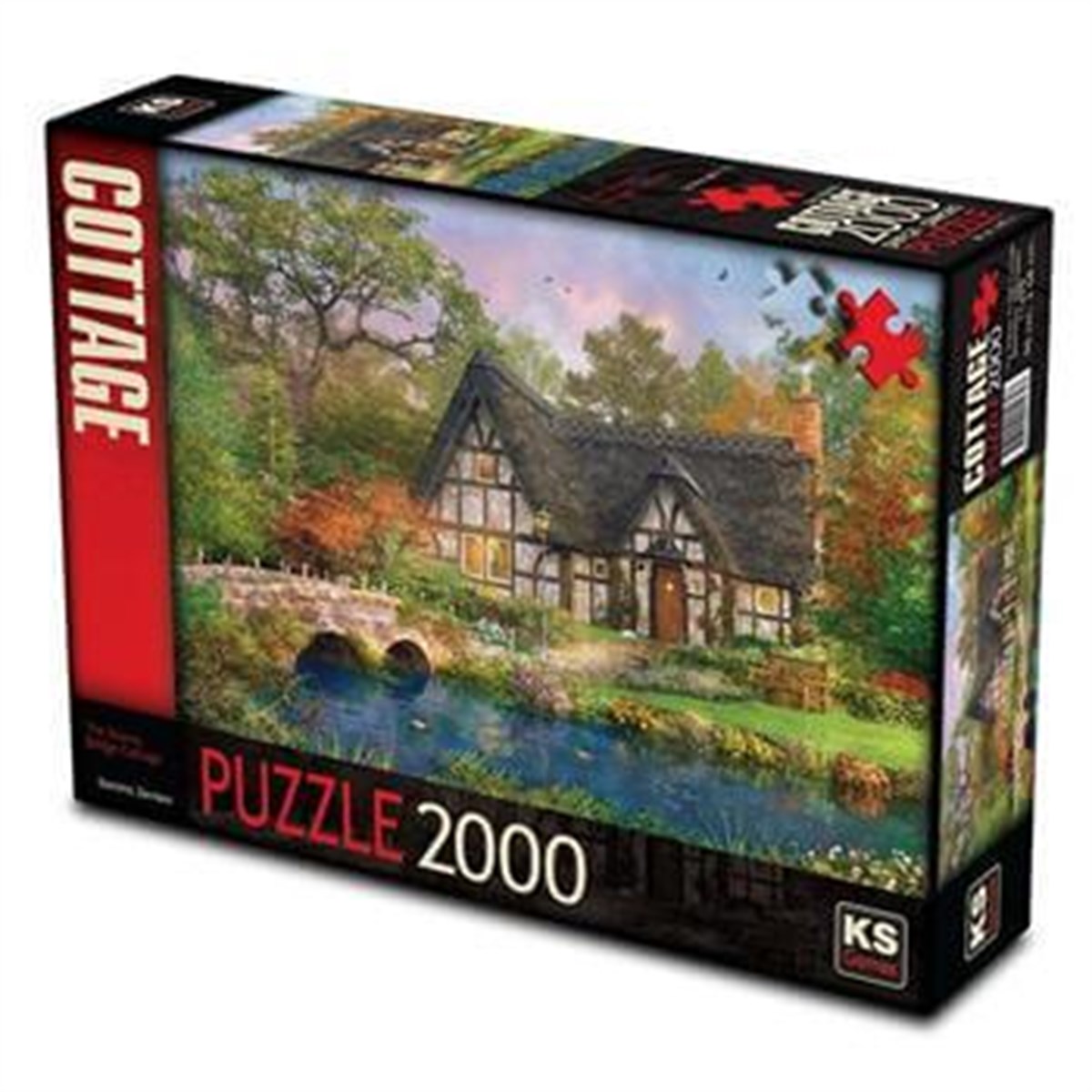2000 Parça Puzzle The Stoney Bridge Cottage