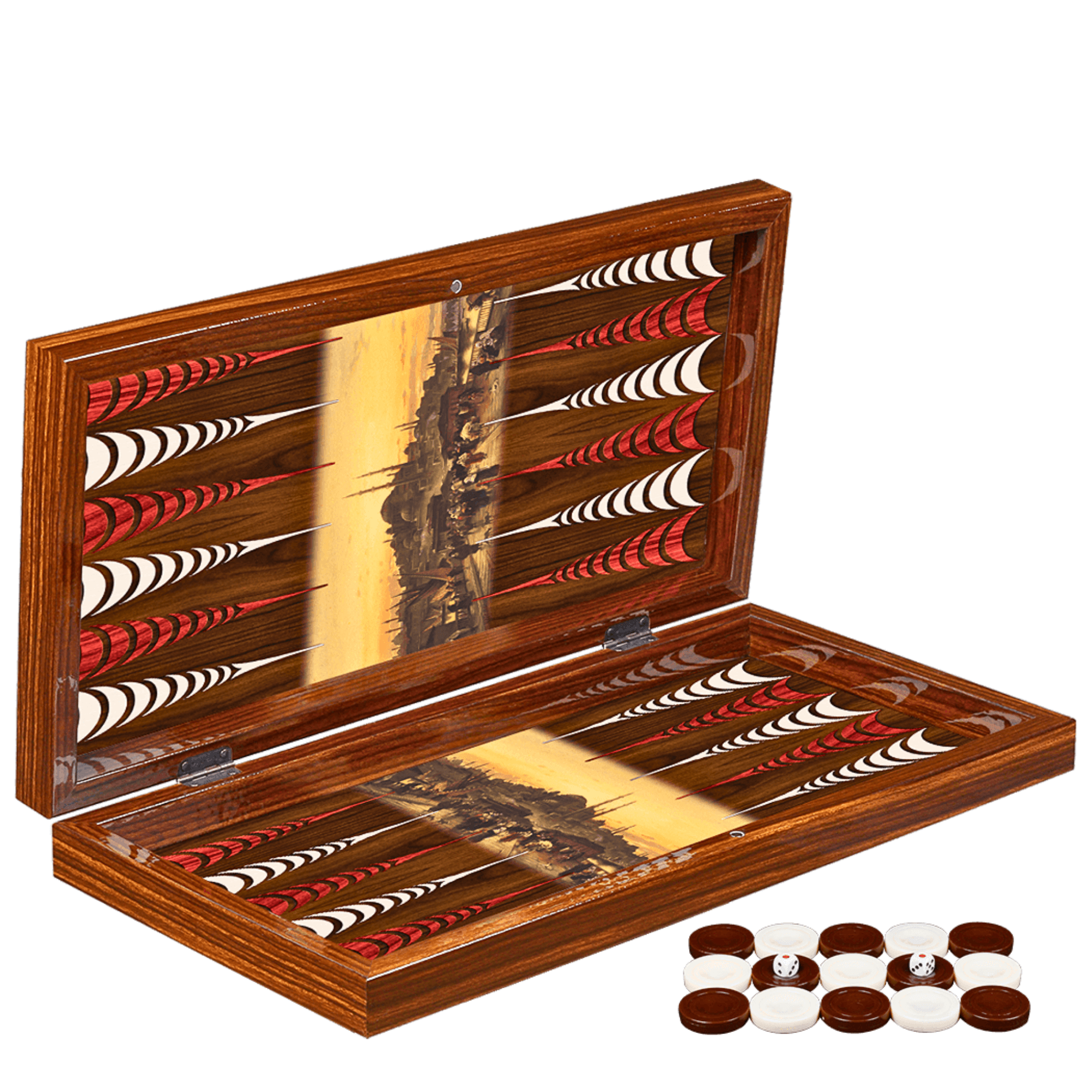 Fantastik Ahşap Tavla Galata Köprüsü