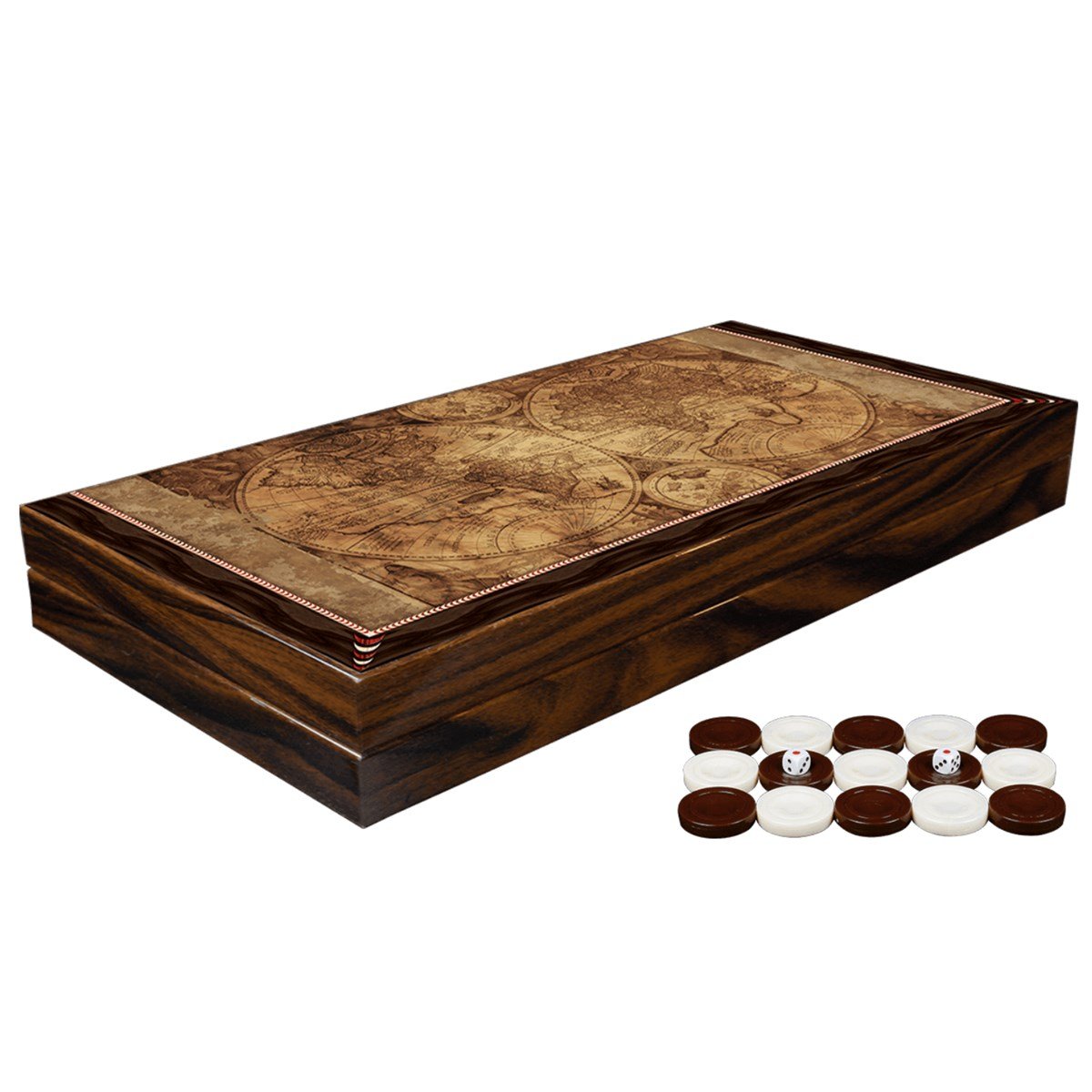 Gifthome Artwork Antik Dünya Harita