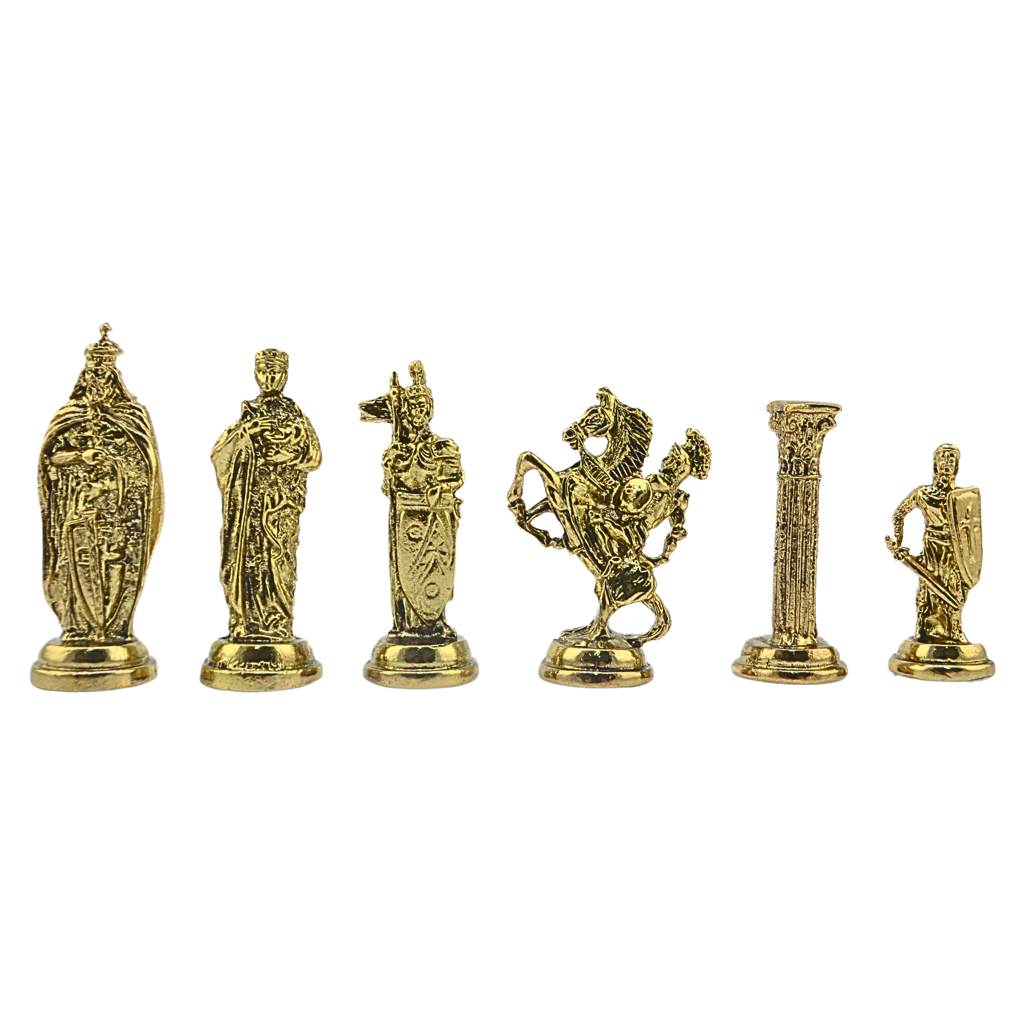 GiftHome Büyük Boy Metal İNGİLİZ Satranç Tk. Parlak ve Rustik Desenli Sandıklı MDF Tahtası(36X36X6 cm.) 