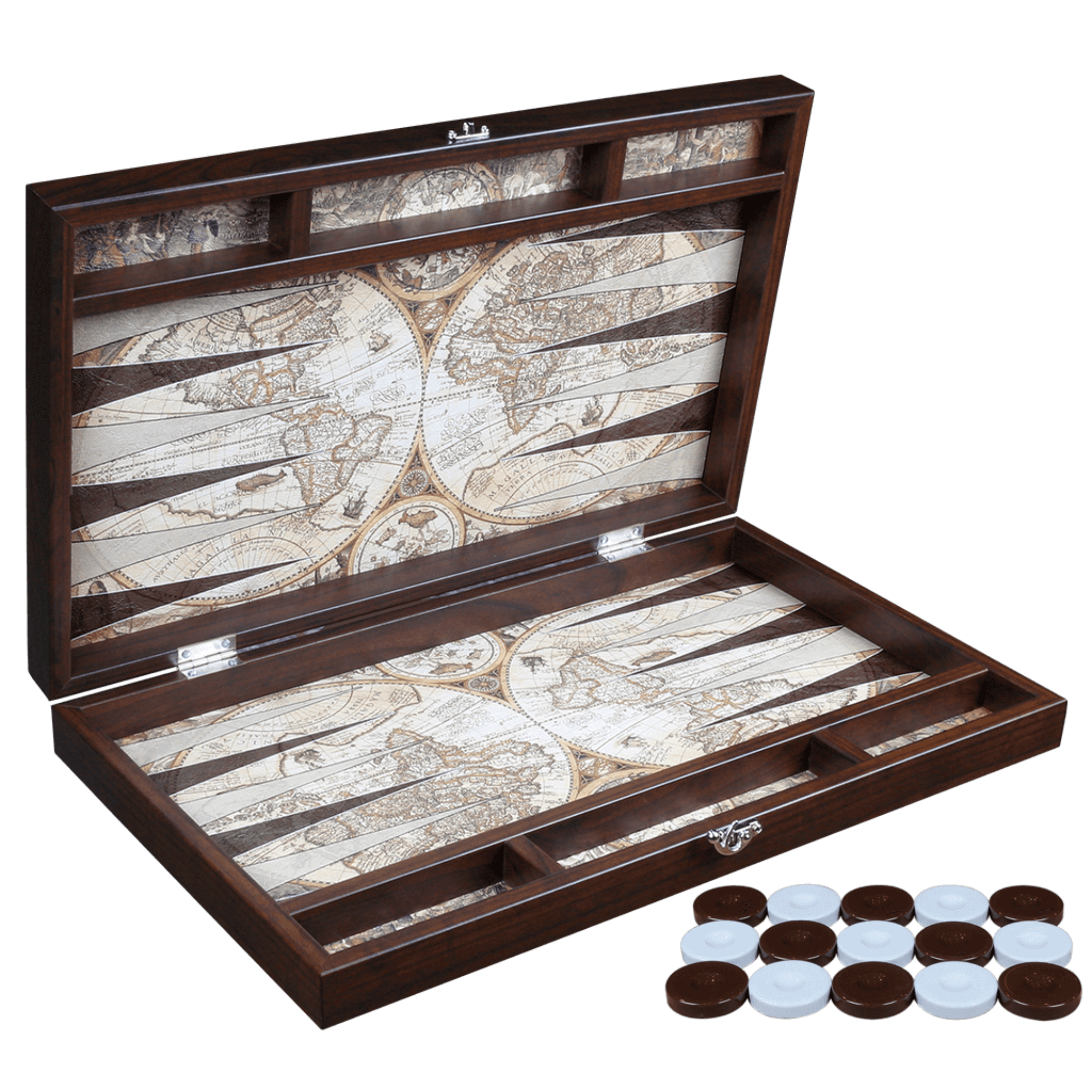 Gifthome Deri Tavla Antik Harita