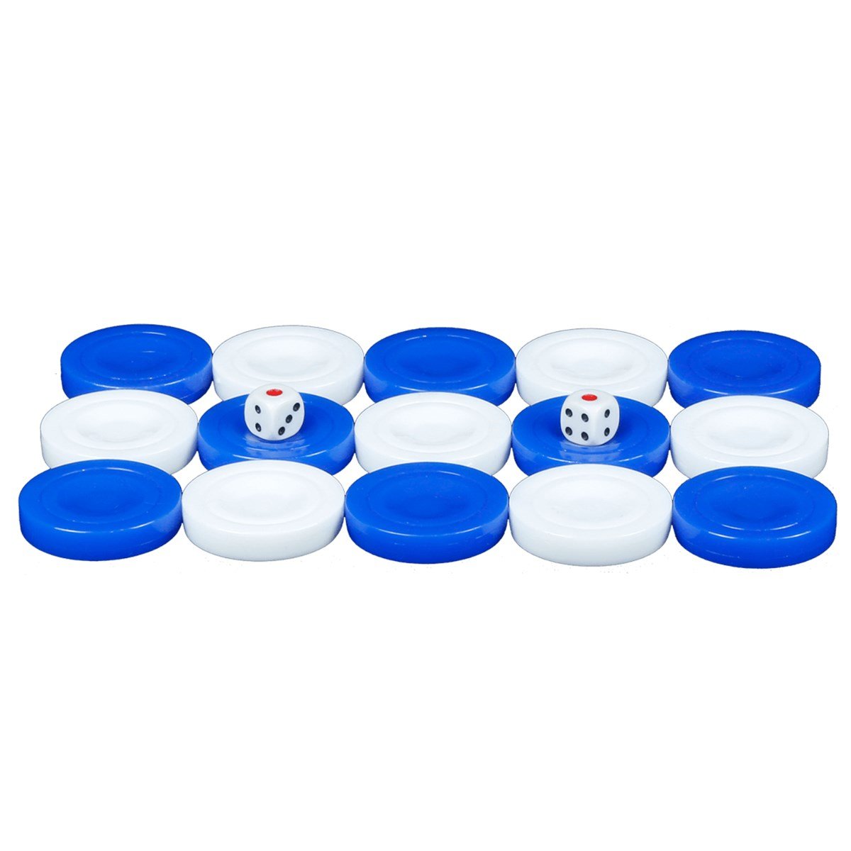 Gifthome Mavi-Beyaz Tavla Pulu