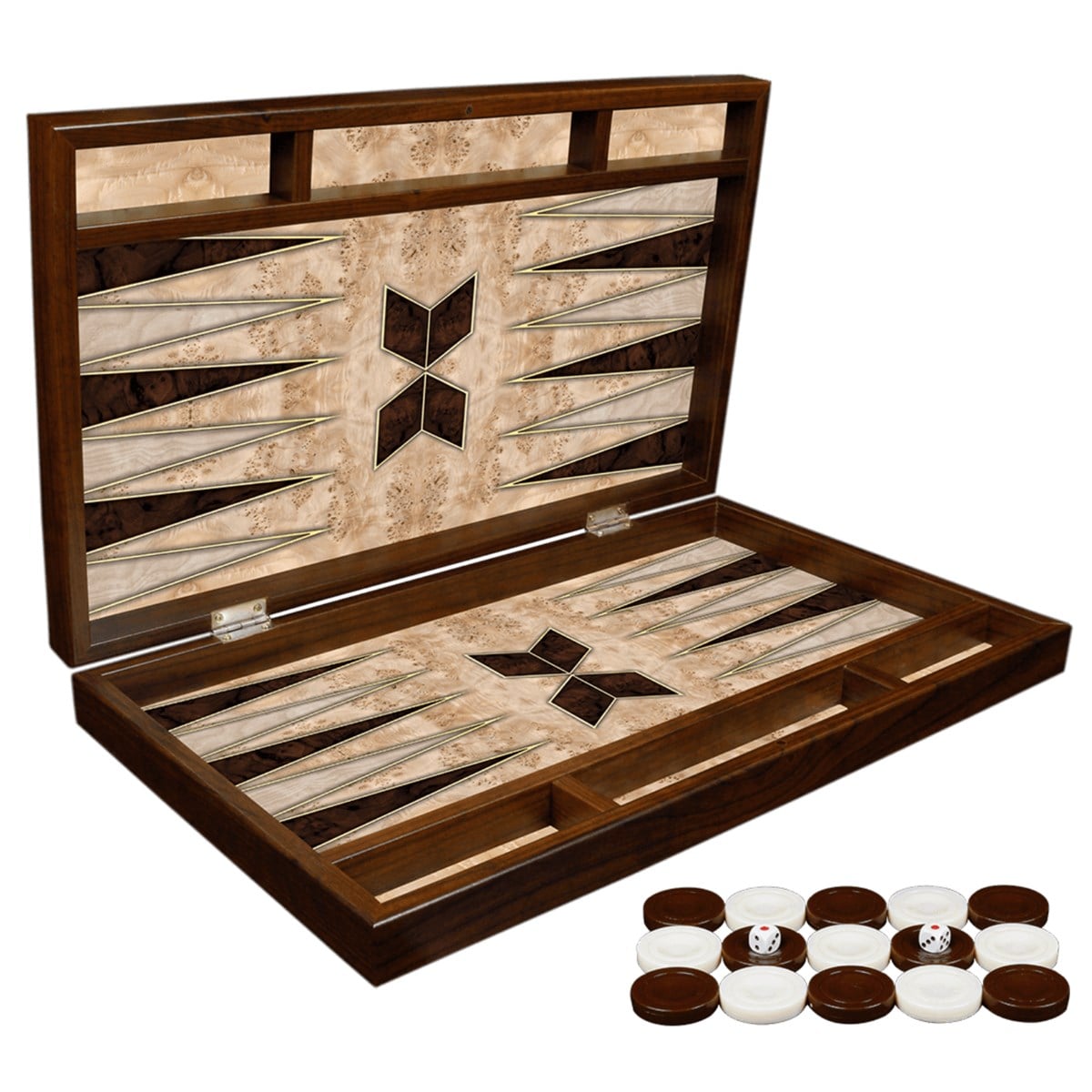 Gifthome Trendy Tavla Geometrik Ceviz