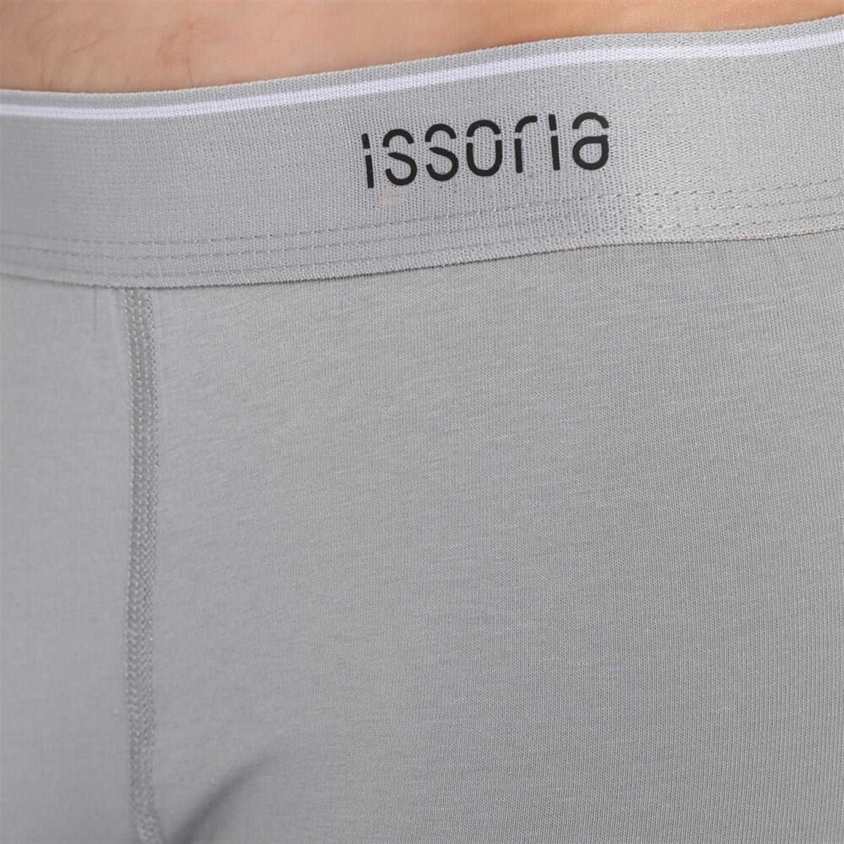 ISSORIA Erkek Boxer 3'lü Kutu Tip:1 (Siyah-Gri-Beyaz)