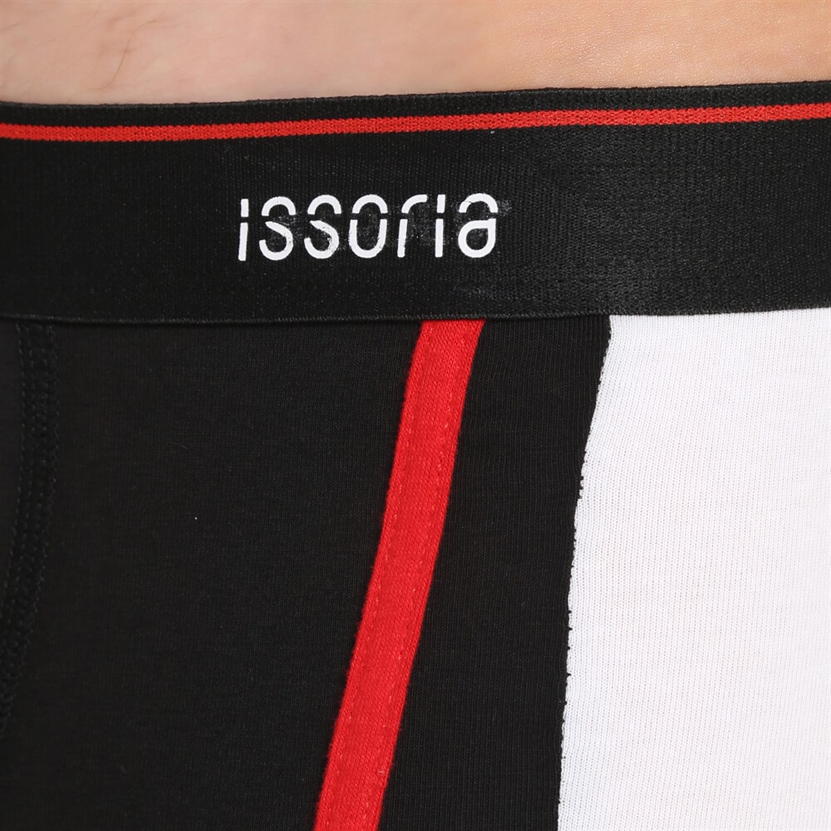 ISSORIA Erkek Boxer 3'lü Kutu Tip:2 (Gri-Lacivert-Beyaz)