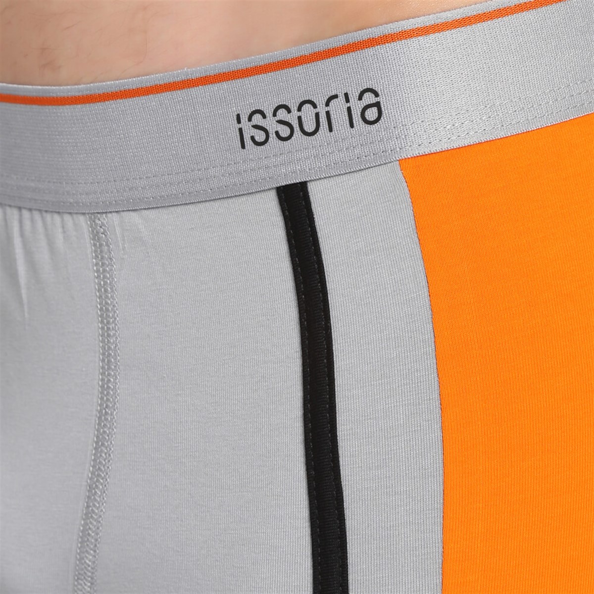 ISSORIA Erkek Boxer 3'lü Kutu Tip:2 (Gri-Lacivert-Beyaz)