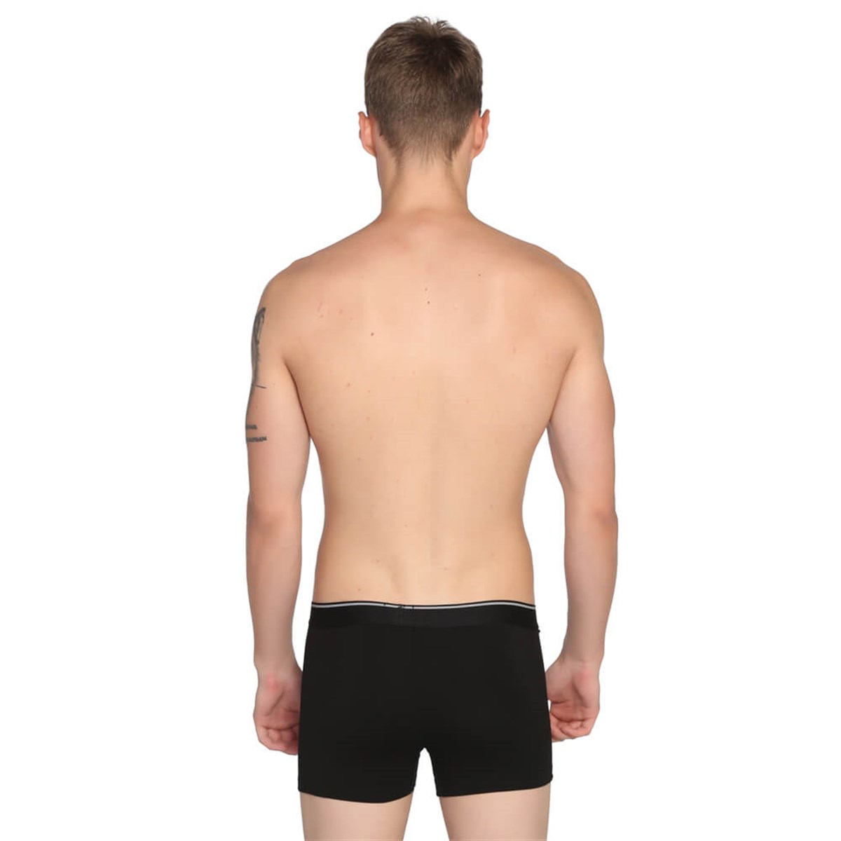 ISSORIA Erkek Boxer 3'lü Kutu Tip:4 (Gri-Siyah-Beyaz)