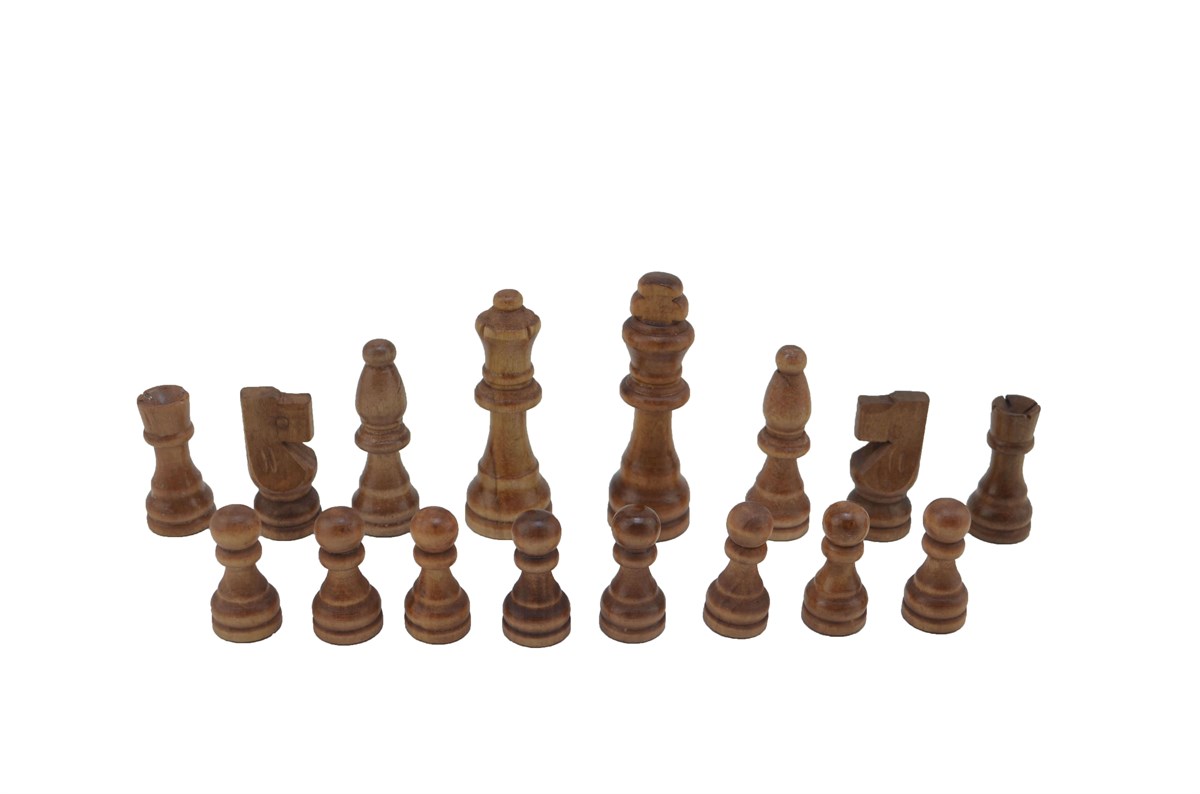 (Sadece Satranç Taşı İsteyene) Gifthome, Büyük Boy, Ahşap Satranç Taşı