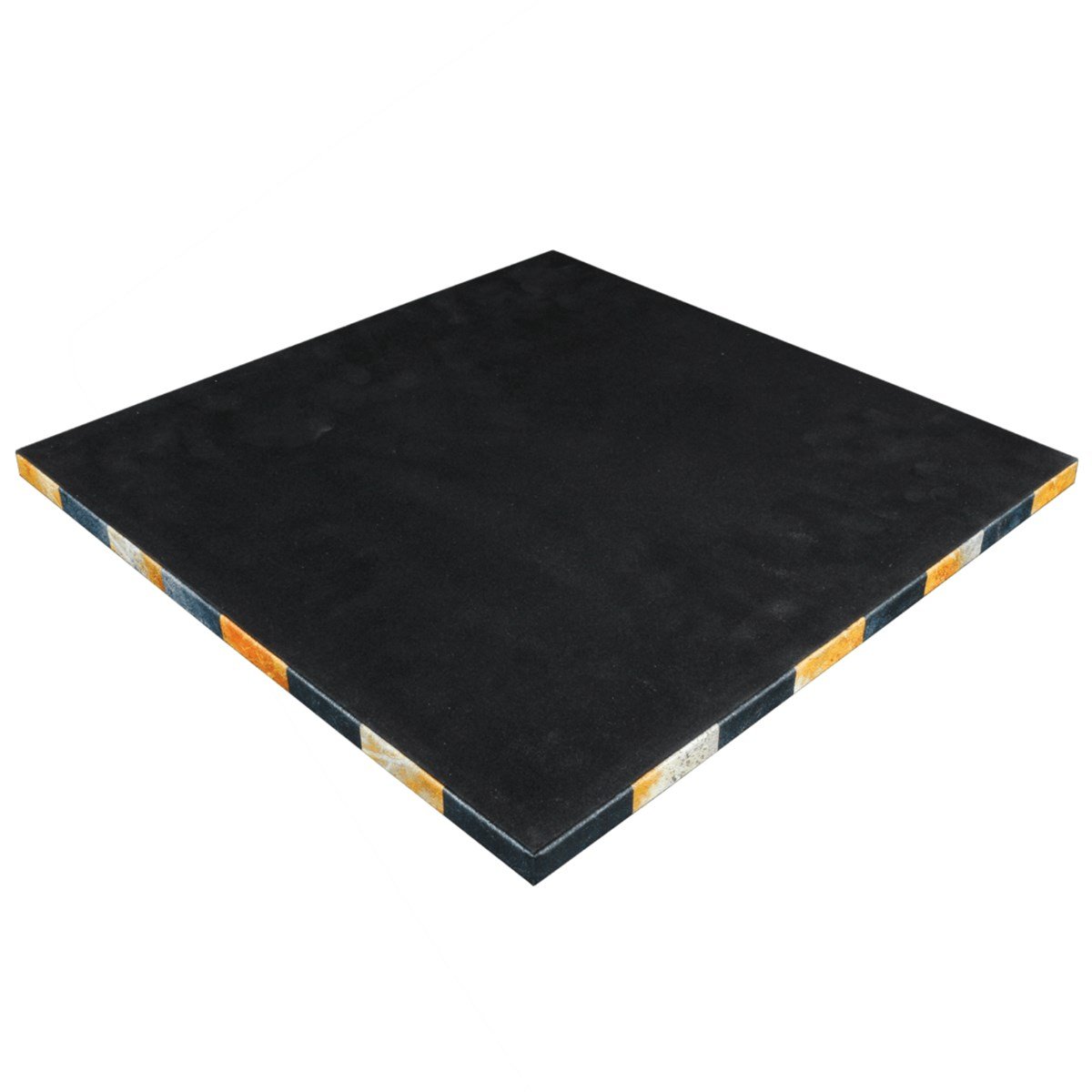 (Sadece Tahta İsteyene) Ateş-Siyah, Deri Kaplama, MDF, Ahşap Satranç Tahtası (37x37 cm)