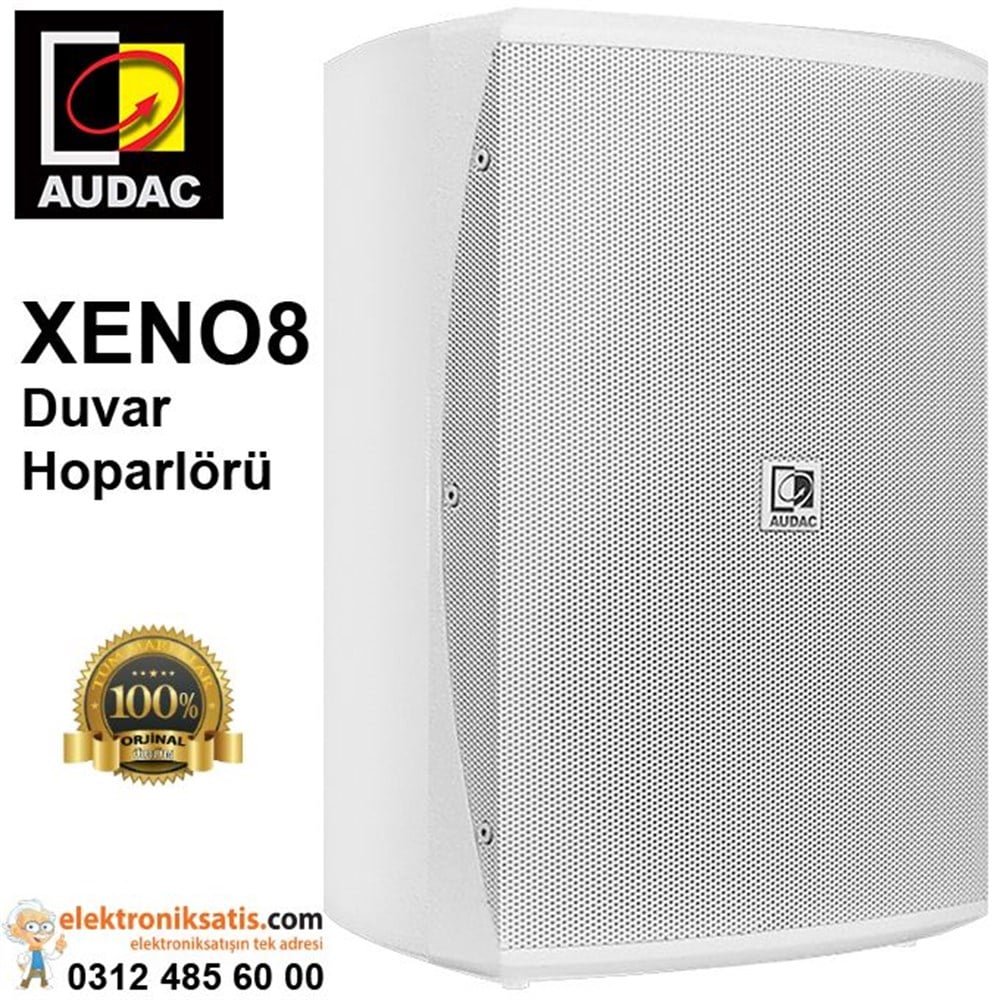AUDAC XENO8 120 Watt Duvar Hoparlörü Beyaz