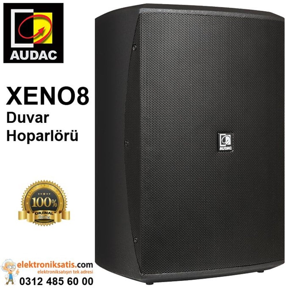 AUDAC XENO8 120 Watt Duvar Hoparlörü Siyah