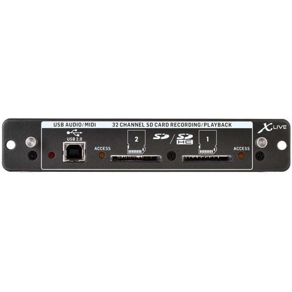 Behringer X-Live X32 Canlı Oynatma ve Kayıt Arabirimi