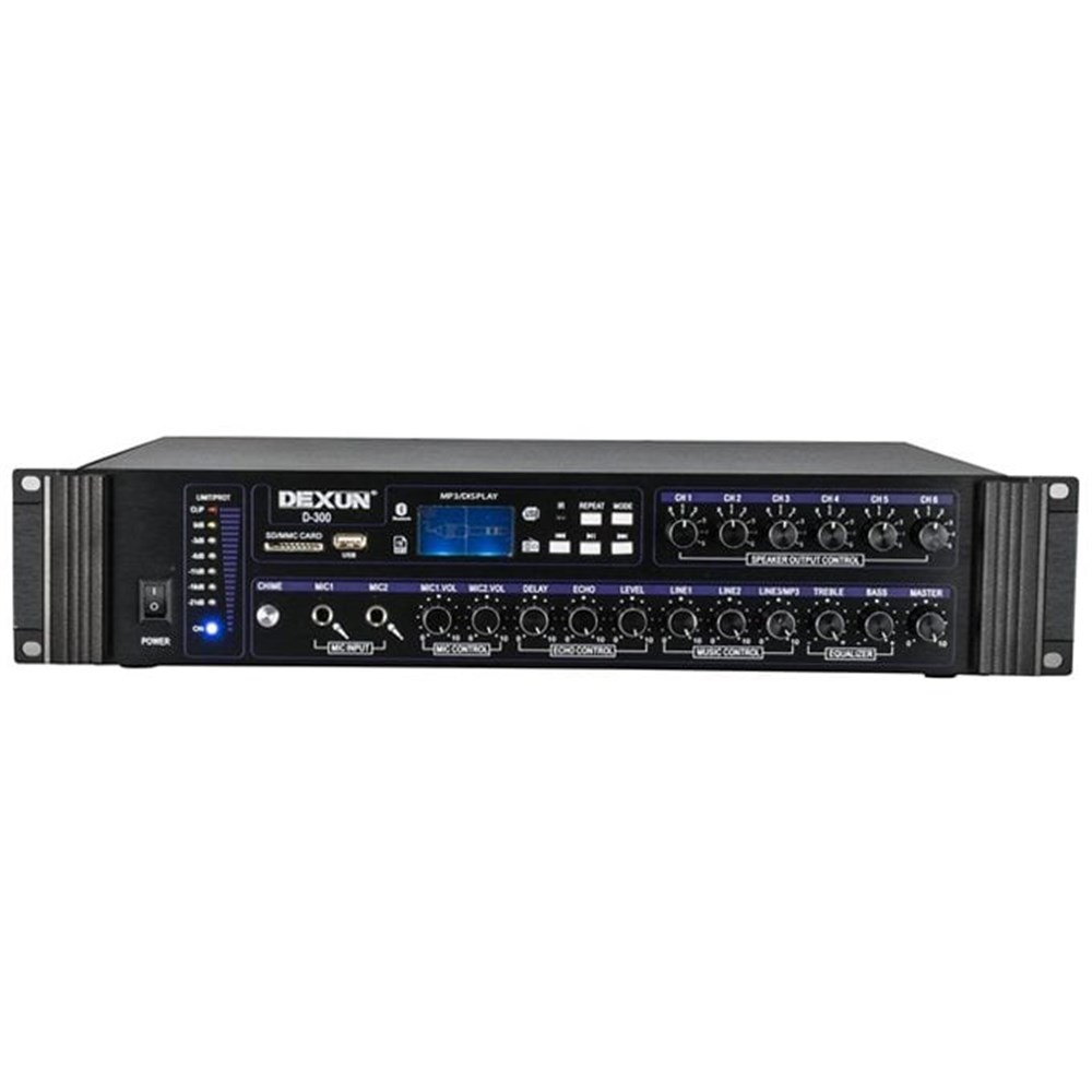 Dexun D-300 250W 100V 6 Bölgeli Anfi
