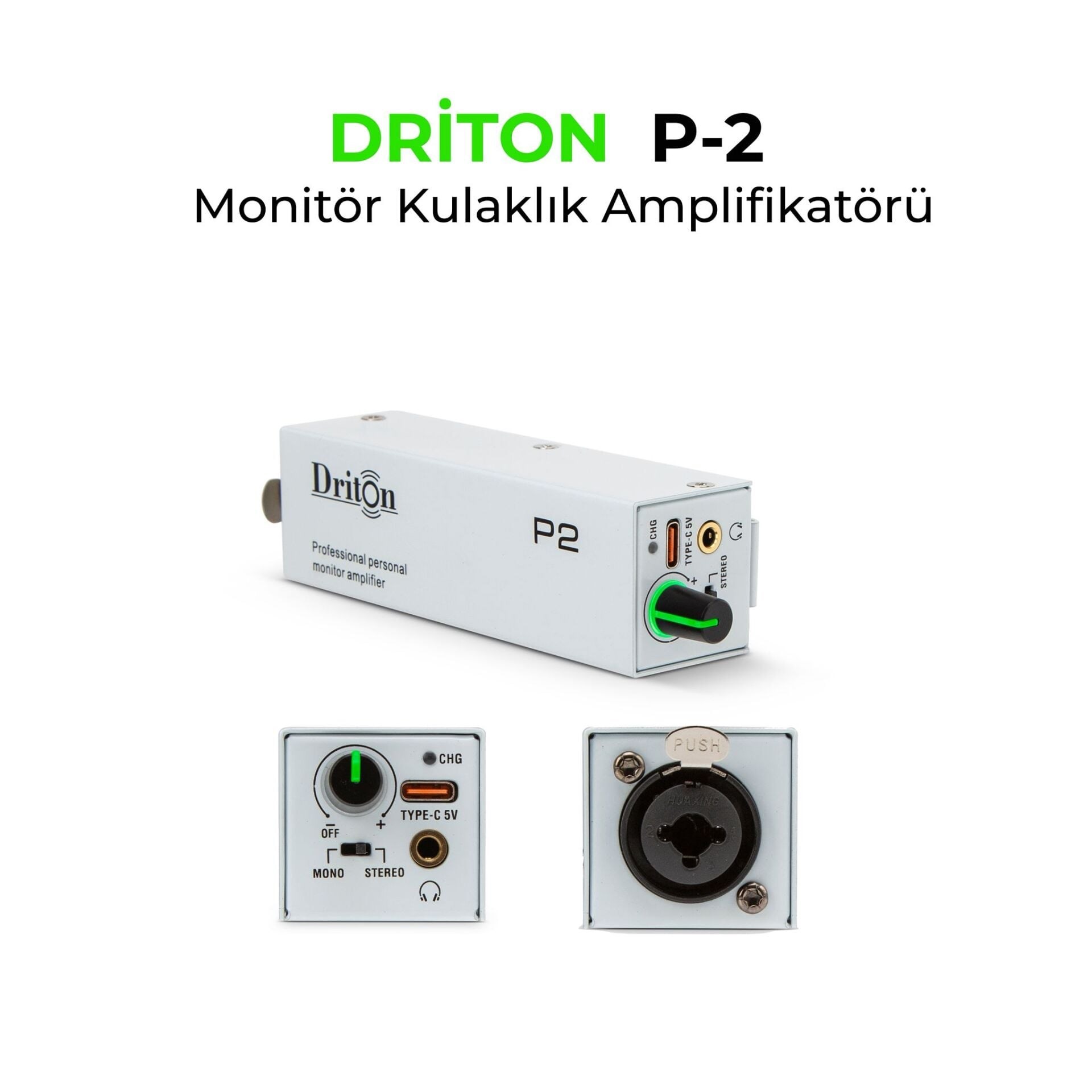 Driton P2 Professyonel Monitör Kulaklık Amplifikatörü in-ear