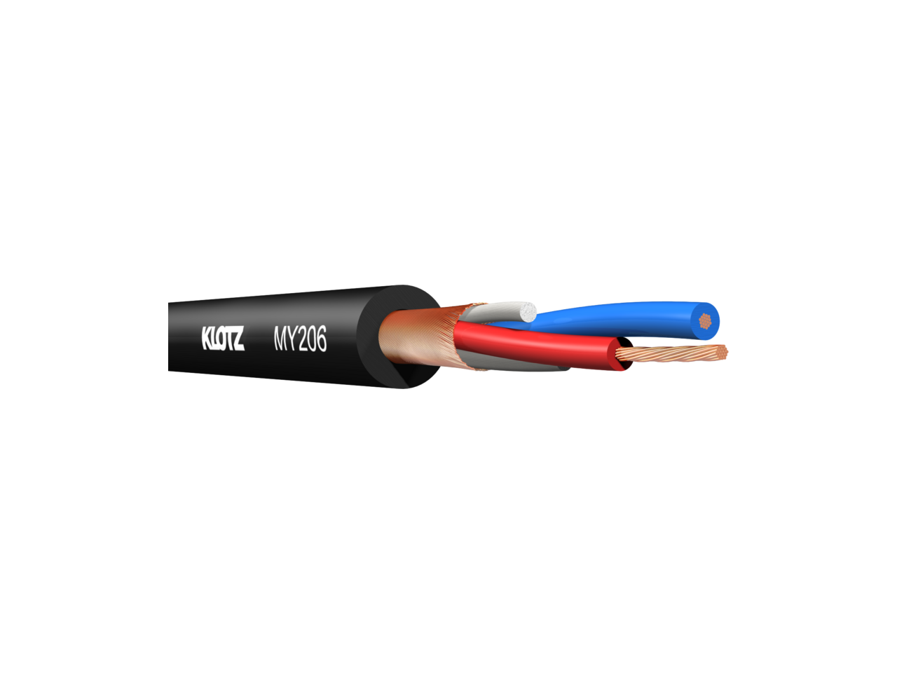 Klotz MY206SW 2x0,22mm² Mikrofon Kablosu (Siyah)