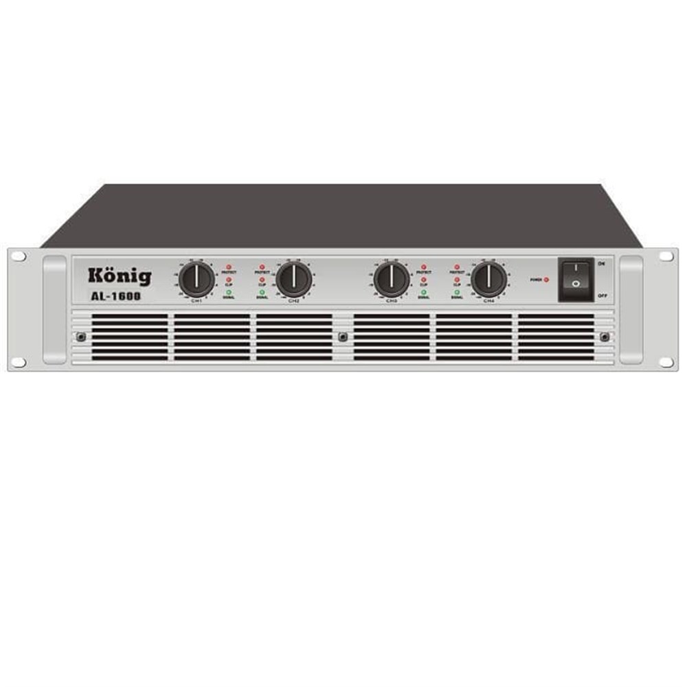 König AL-1600 Power Amfi 4x300 Watt