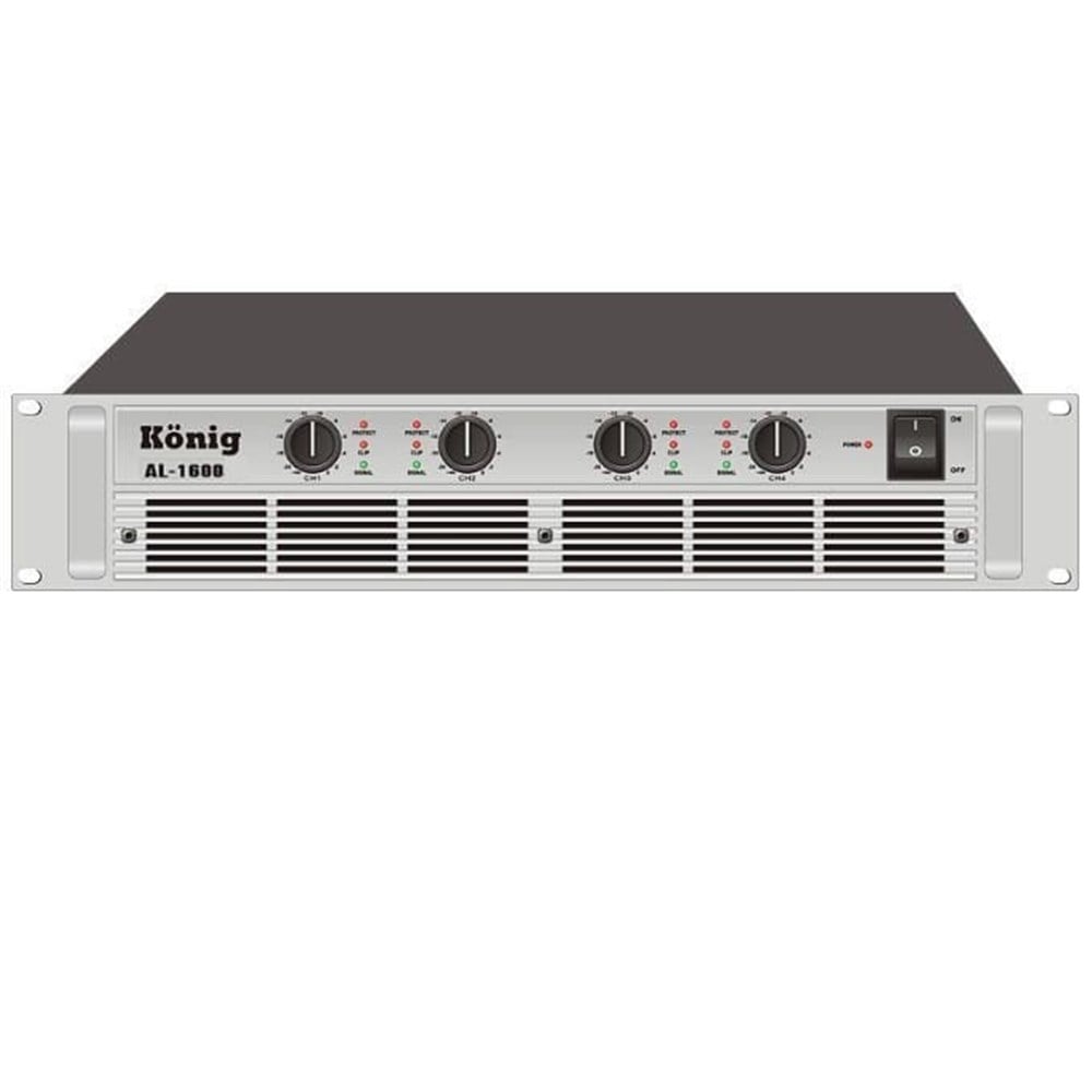 König AL-1600 Power Amfi 4x300 Watt
