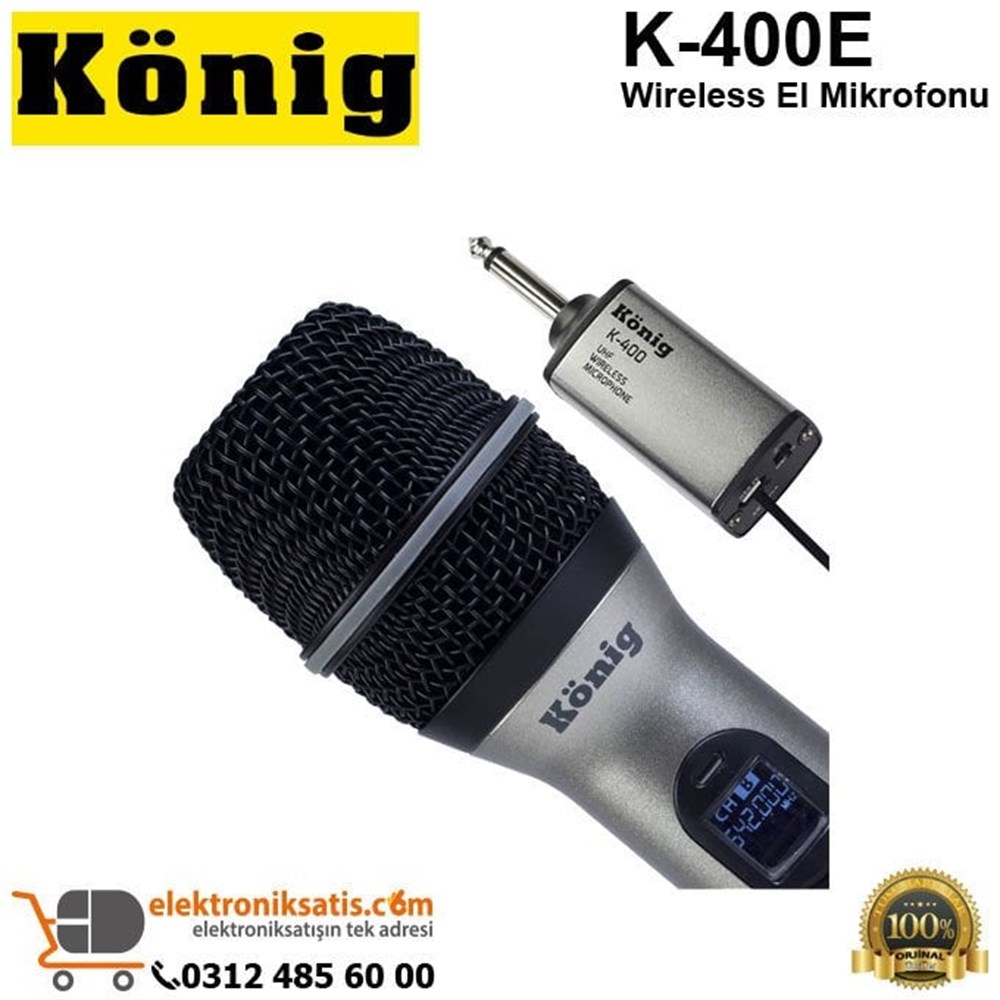 König K-400E Wireless El Mikrofonu