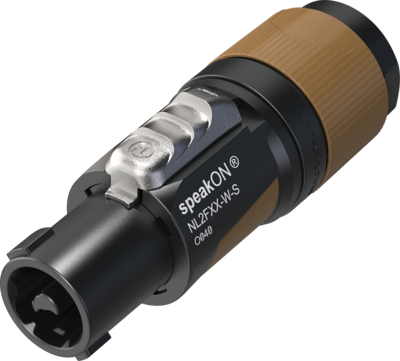 NEUTRIK NL2FXX-W-S Speakon Konnektör