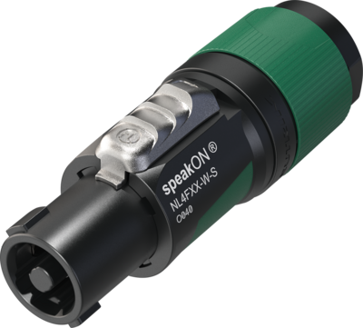 Neutrik NL4FXX-W-S Speakon 4 Pin Konnektör