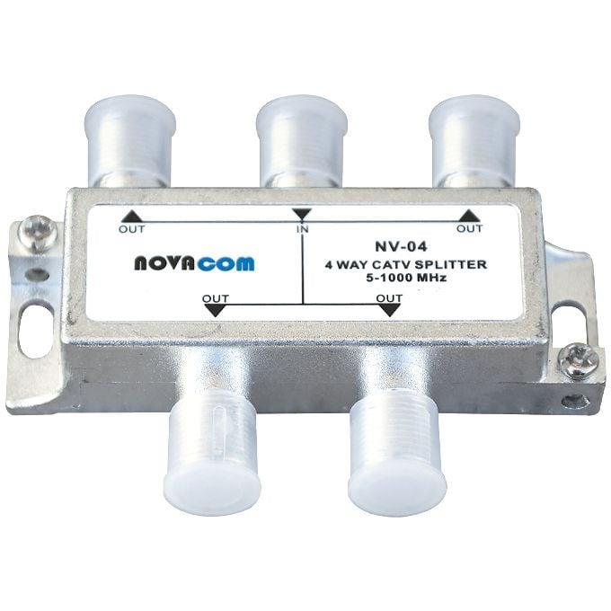 Novacom NV-04 1 Giriş 4 Çıkış 5-1000 MHz SMATV Splitter