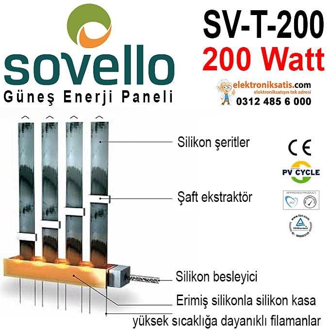 Sovello SV-T-200 Güneş Enerji Paneli 200 Watt