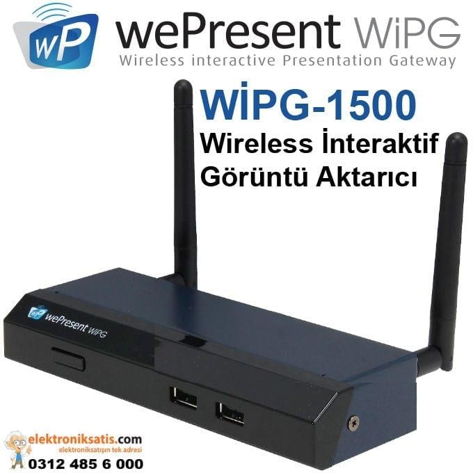 Wepresent Wipg-1500 Wireless İnteraktif  Görüntü Aktarıcı