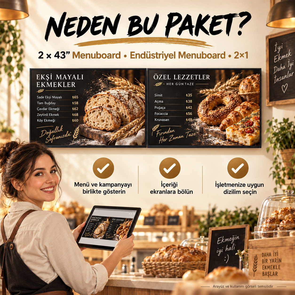 EM-021 43 inç • neden • Fırın ve ekmek