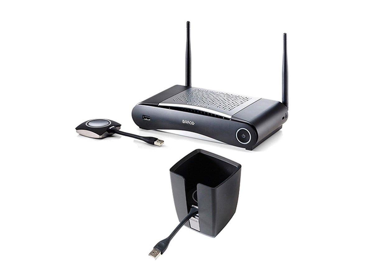 Barco CSE-200 Kablosuz Sunum Aktarım Cihazı, 2 Butonlu, Wireless