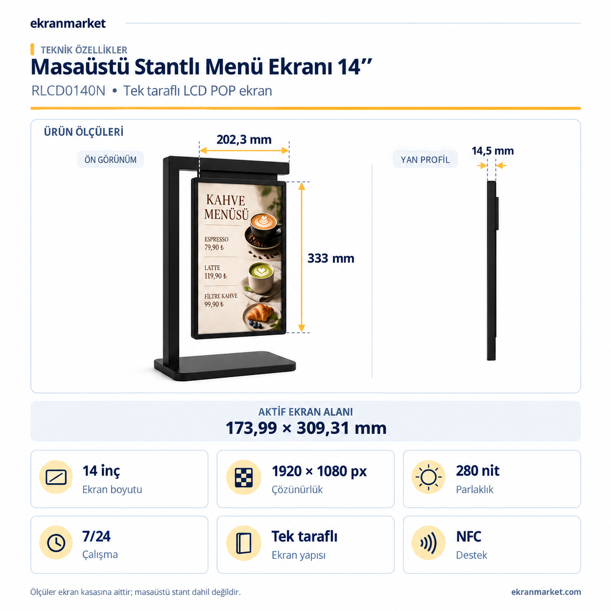 Masaüstü Stantlı Menü Ekranı 14