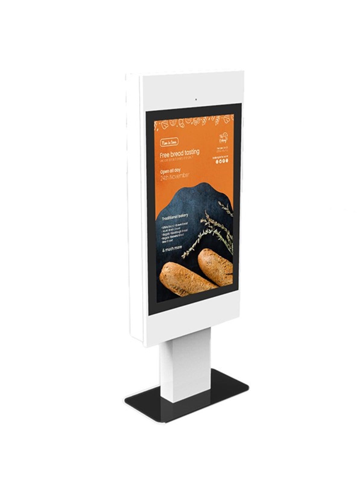 Outdoor Totem X2 Serisi, Paslanmaz Çerçeve, 1200 nits Profesyonel Ekran, Yüksek Darbe Dayanımı 