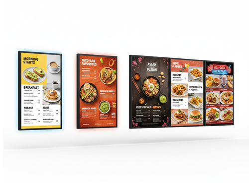 Profesyonel Digital Signage Display (Menuboard) 3x1