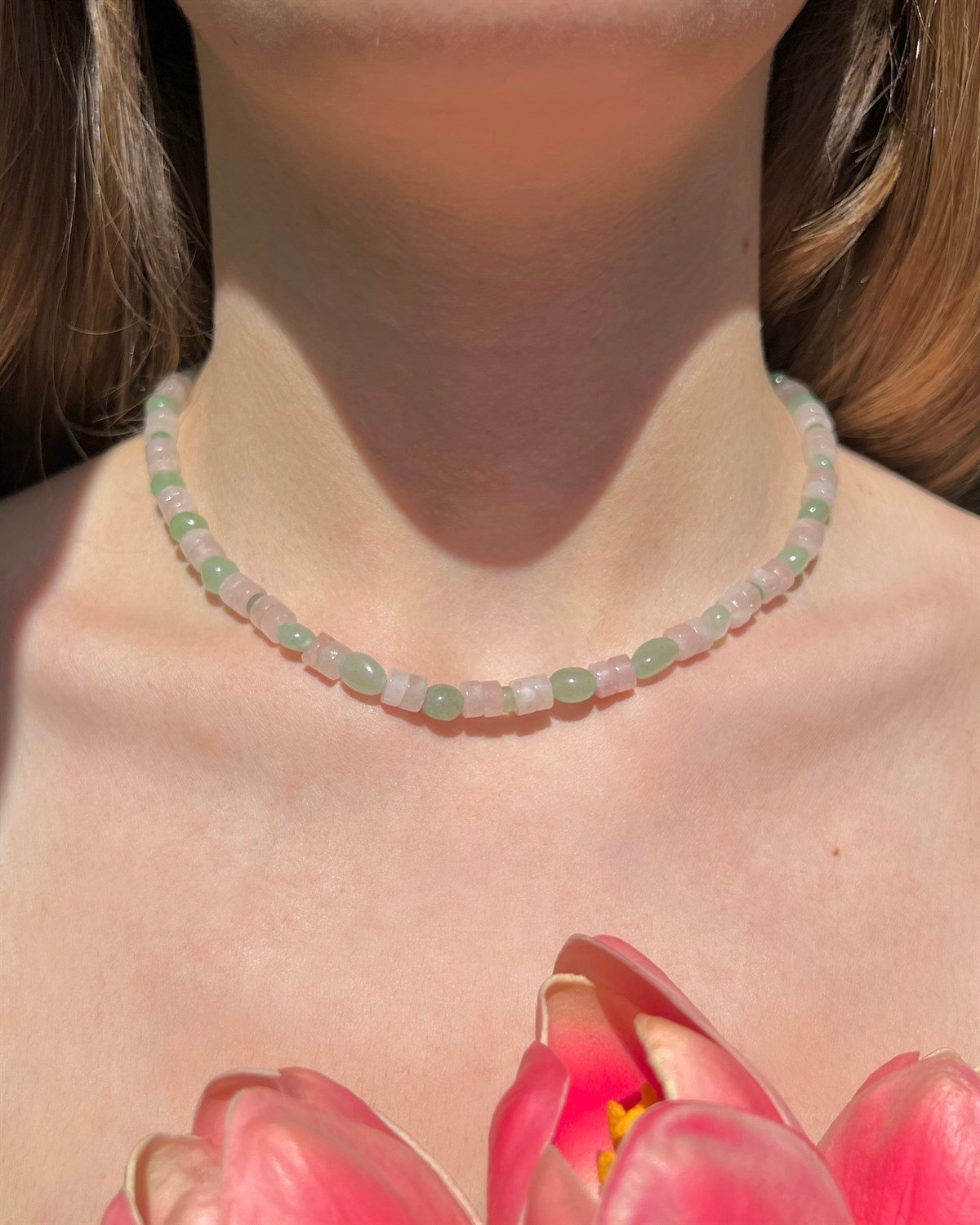 “ Siena ” Doğal Taş Kolye 