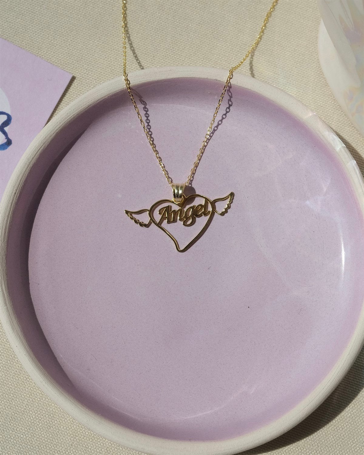 925 Gümüş Angel Kolye