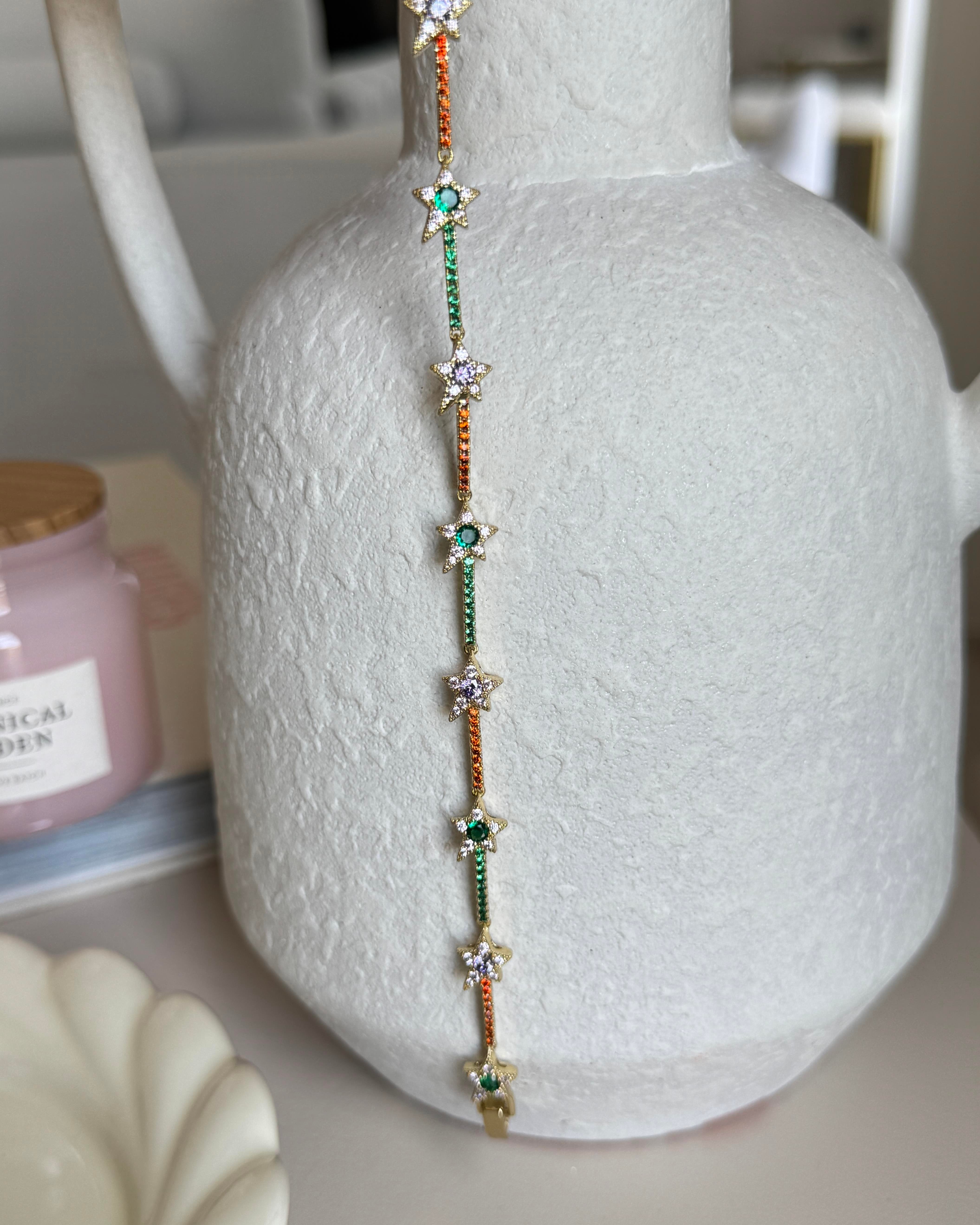 Özel Seri Renkli Yıldız Bileklik