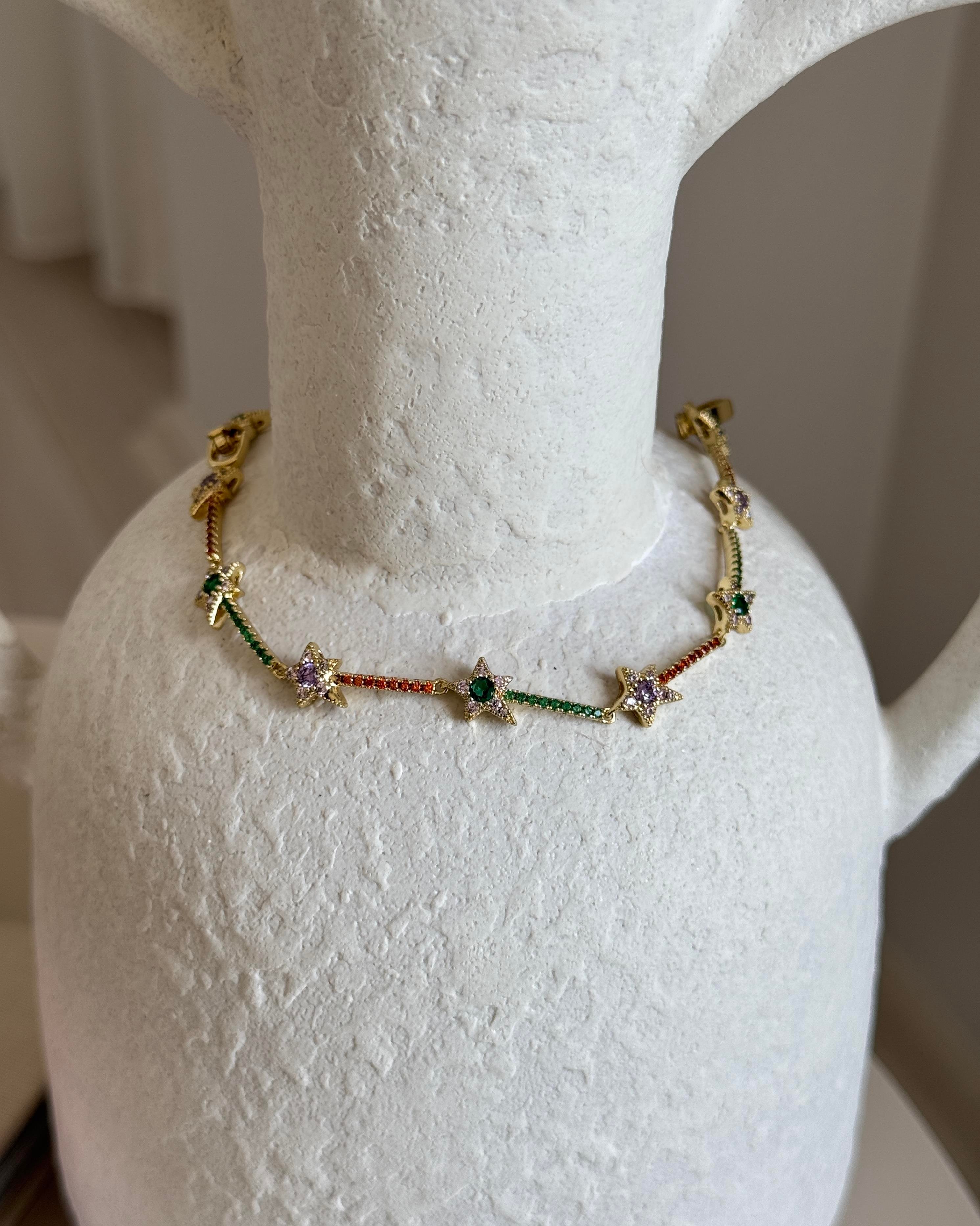 Özel Seri Renkli Yıldız Bileklik