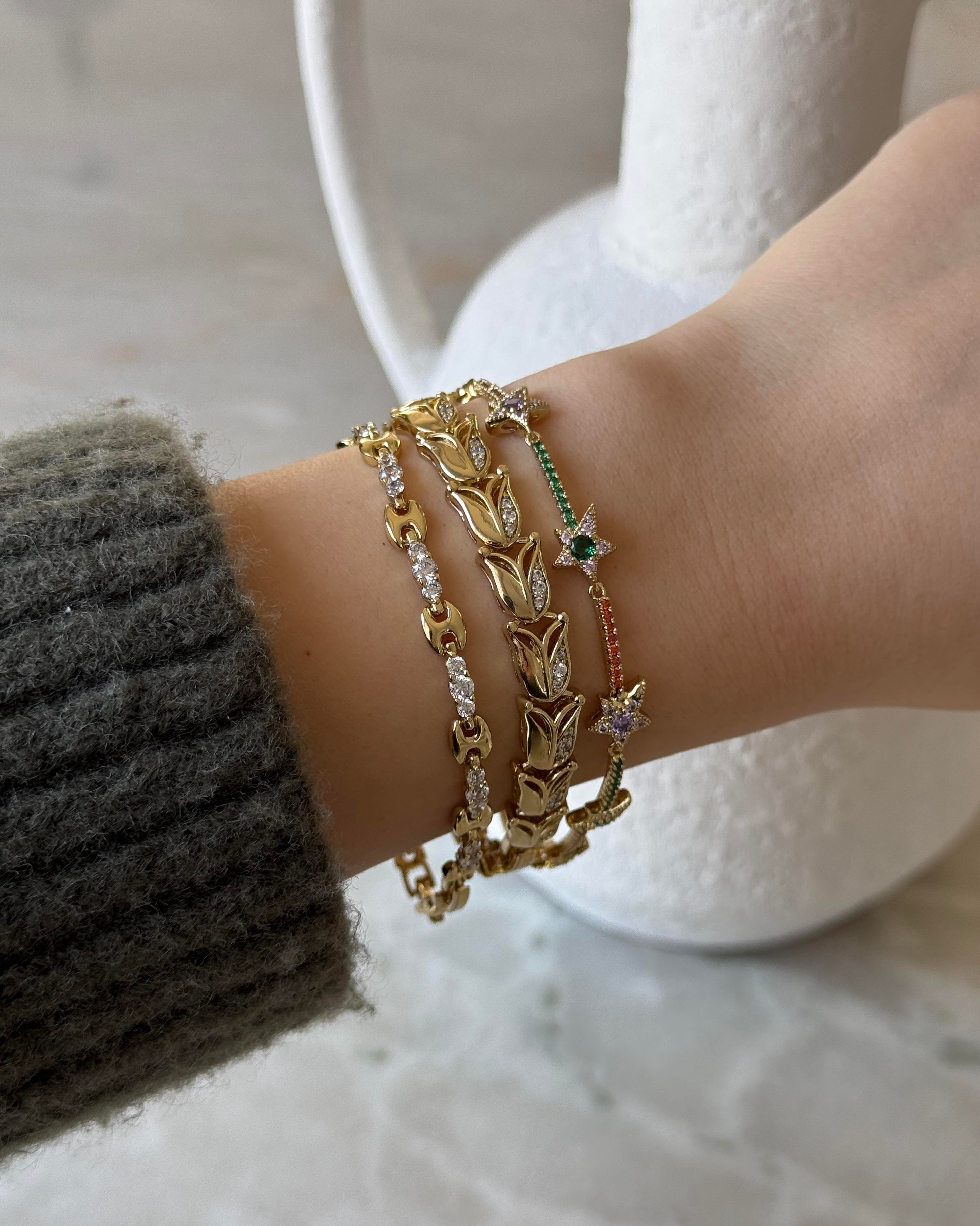 Özel Seri Renkli Yıldız Bileklik