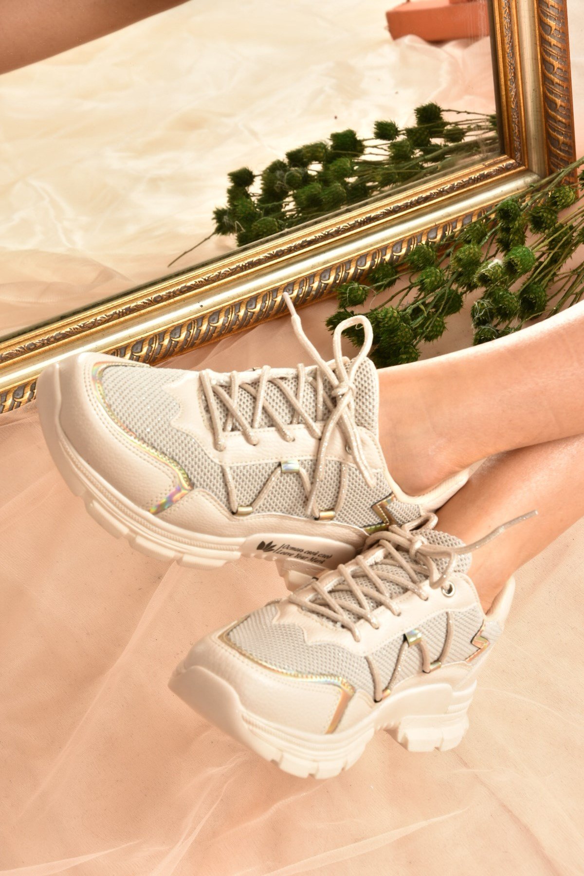 Bej Kadın Sneakers K702011609