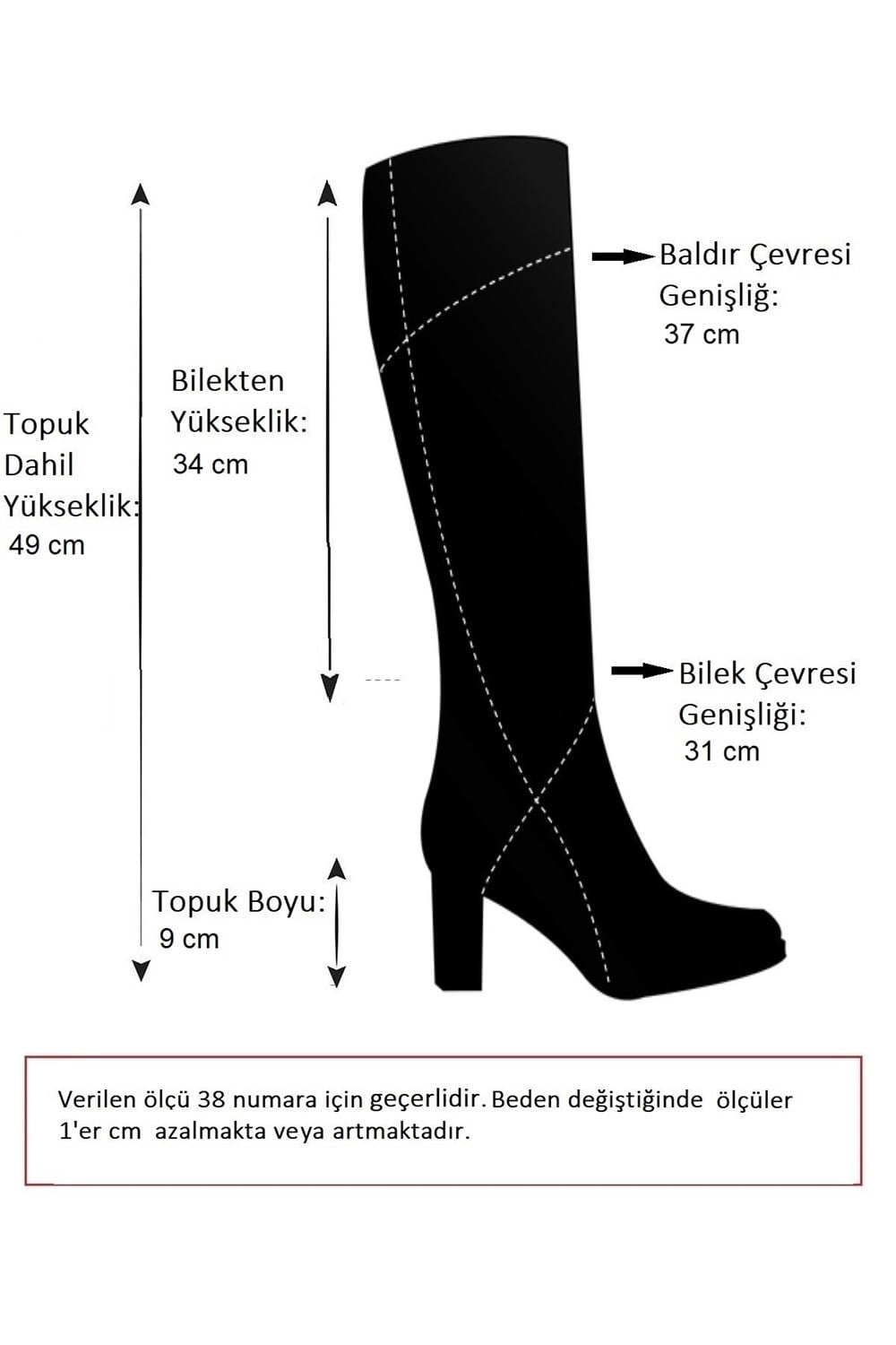 Bej Kalın Tabanlı Kadın Çizme N996650009