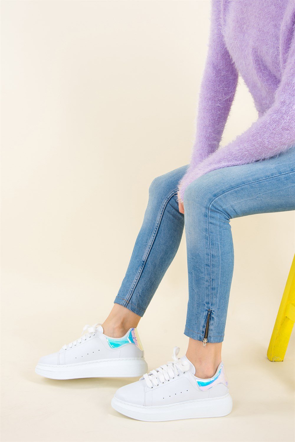 Beyaz Kadın Sneakers F270282649