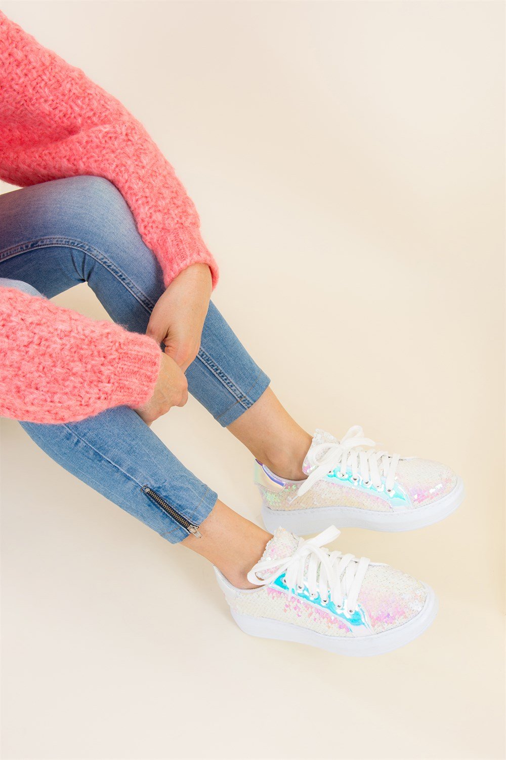 Beyaz Kadın Sneakers F270294040