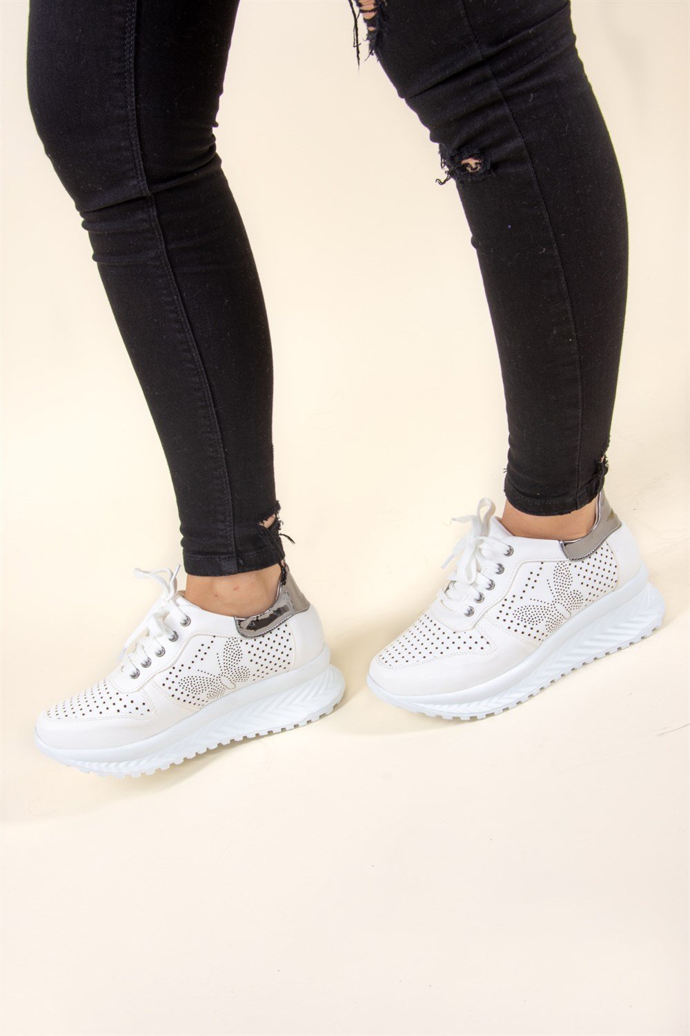 Beyaz Kadın Sneakers F588285109