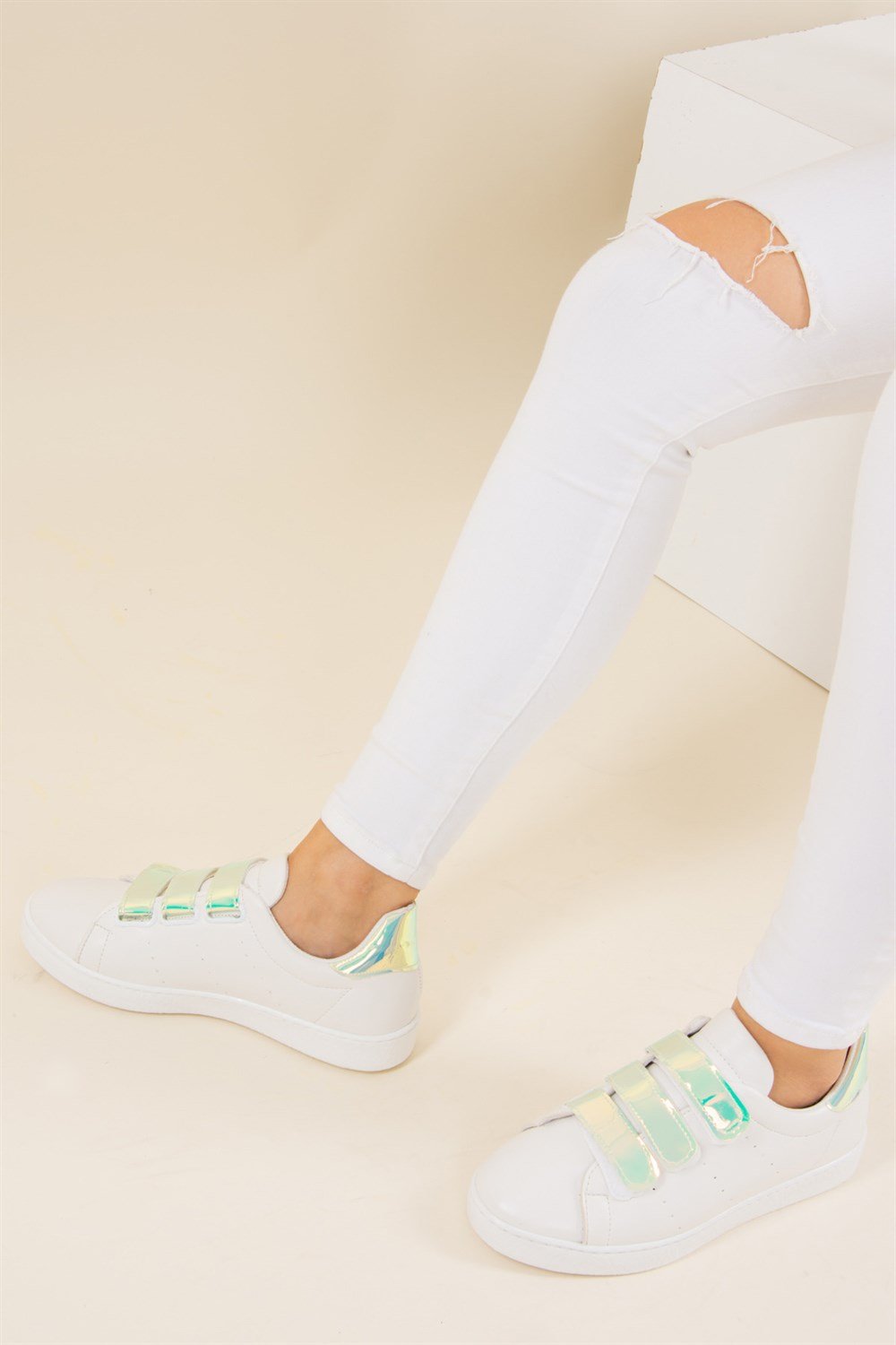 Beyaz Kadın Sneakers F615662049