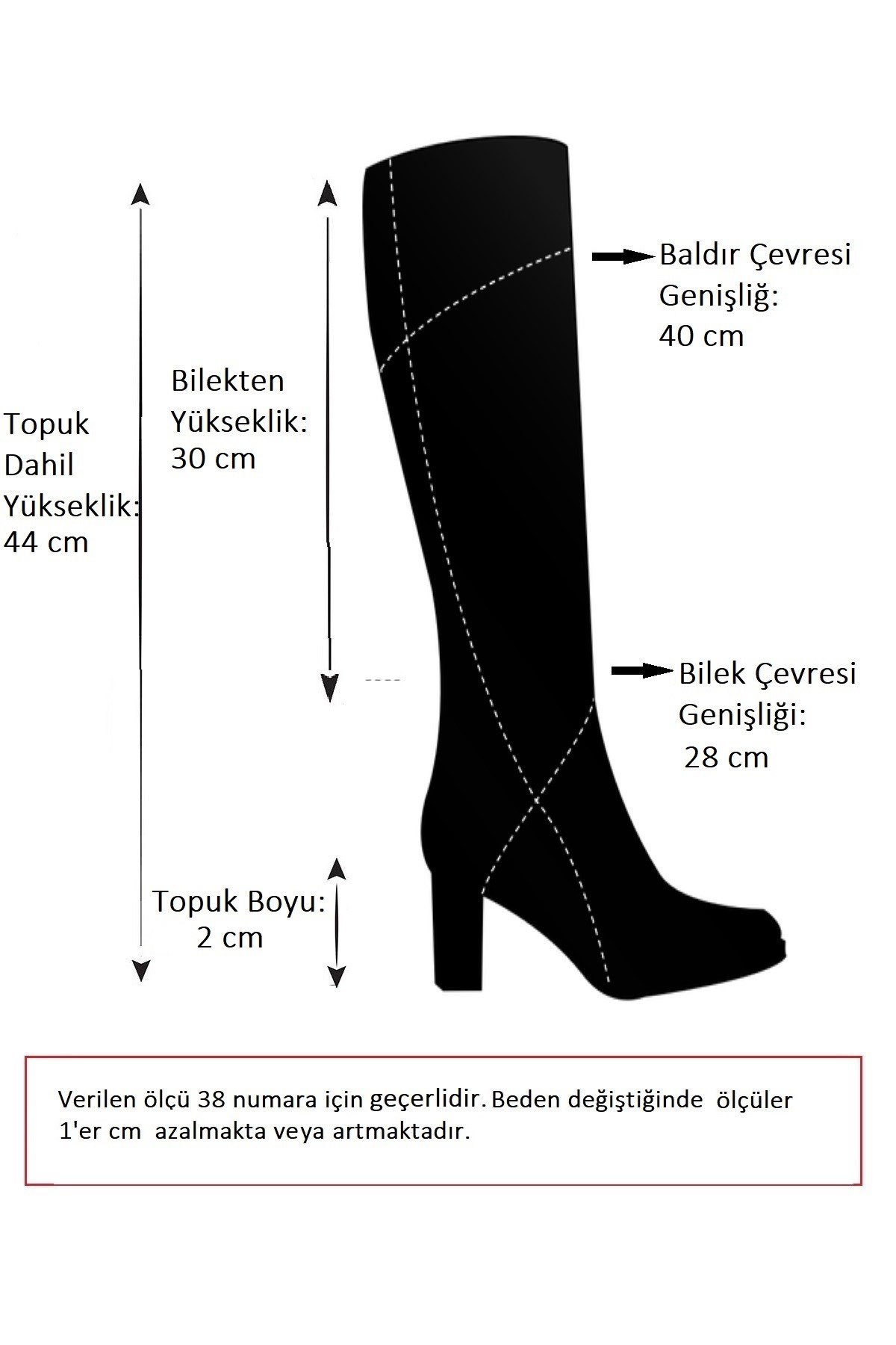 Bordo Baskı Kadın Çizme E726203409