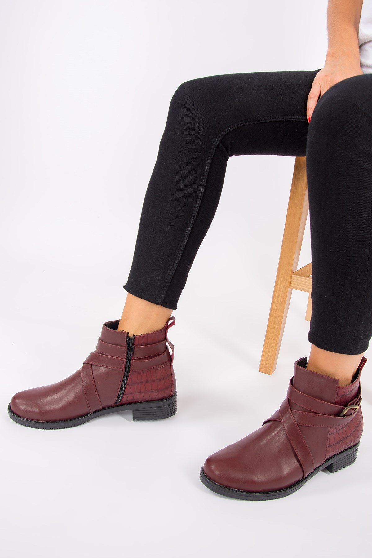 Bordo Kadın Bot G726290253